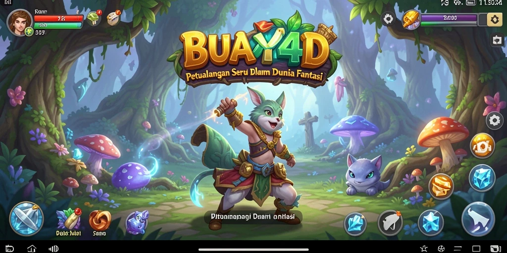Gameplay seru dan penuh tantangan dalam BUAH4D.