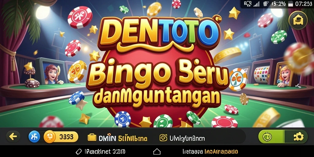 Tampilan menarik dari gameplay Bingo DENTOTO yang seru.