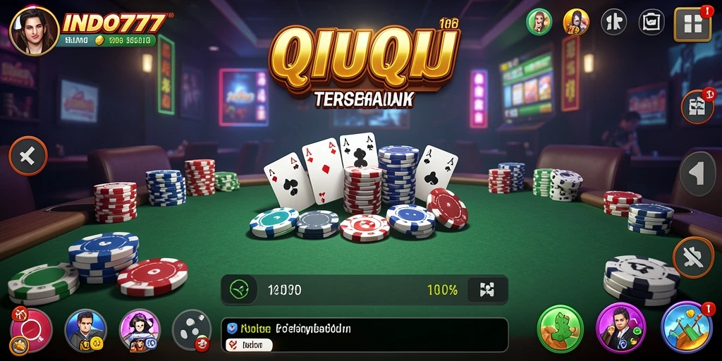 Tampilan gameplay QiuQiu yang seru dan menarik di INDO777.