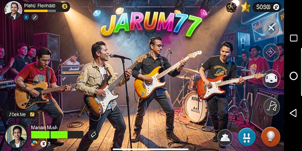 Tampilan gameplay JARUM77 yang menghibur dan interaktif.