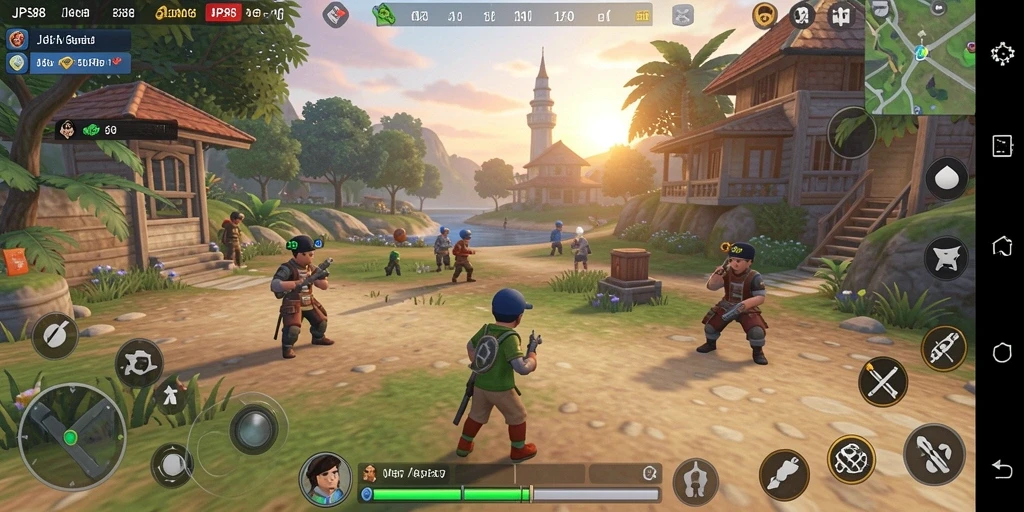Tampilan gameplay menarik dari JPS88 dengan grafis yang memukau.