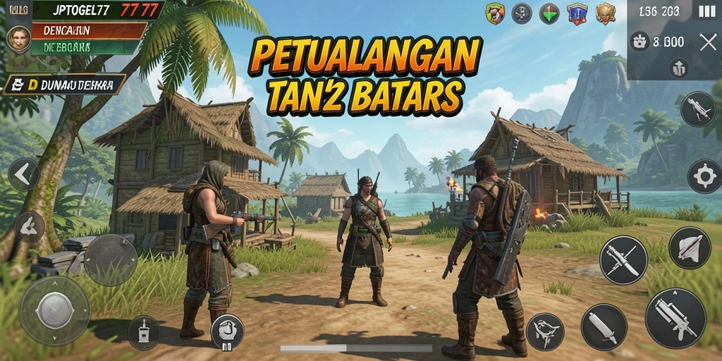 Screenshot gameplay JPTOGEL77 menampilkan petualangan mendebarkan di dunia terbuka.