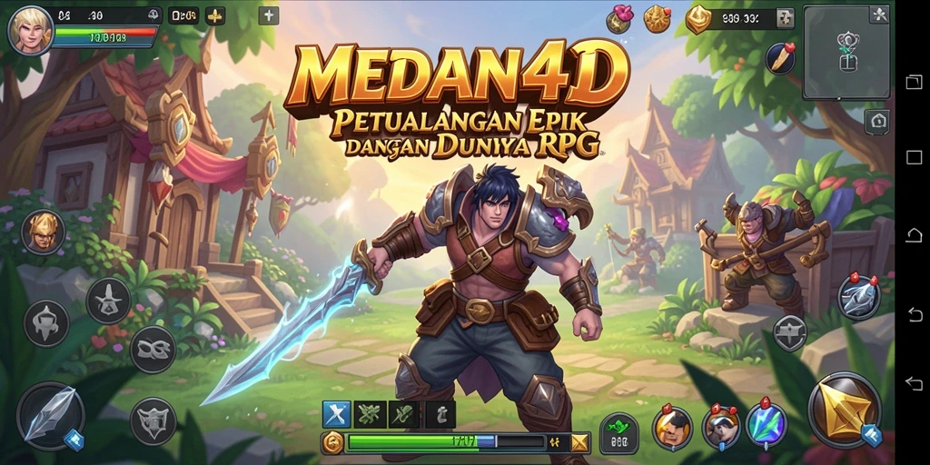 Screenshot menampilkan gameplay RPG yang mendebarkan dan petualangan tak terlupakan.