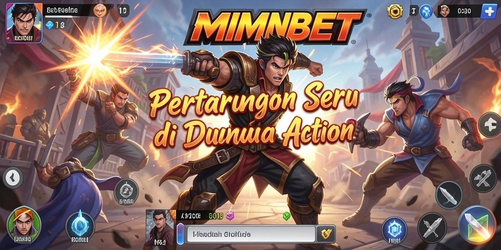 Tampilan seru gameplay MIMINBET dengan aksi yang mendebarkan.