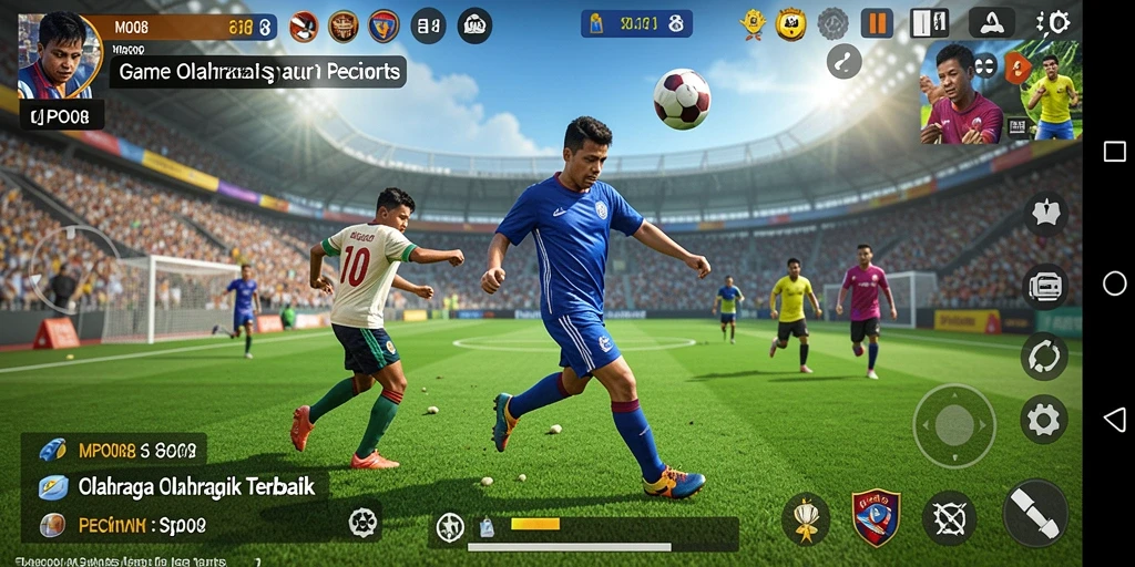 Tampilan gameplay MPO08 yang menarik dengan berbagai cabang olahraga.