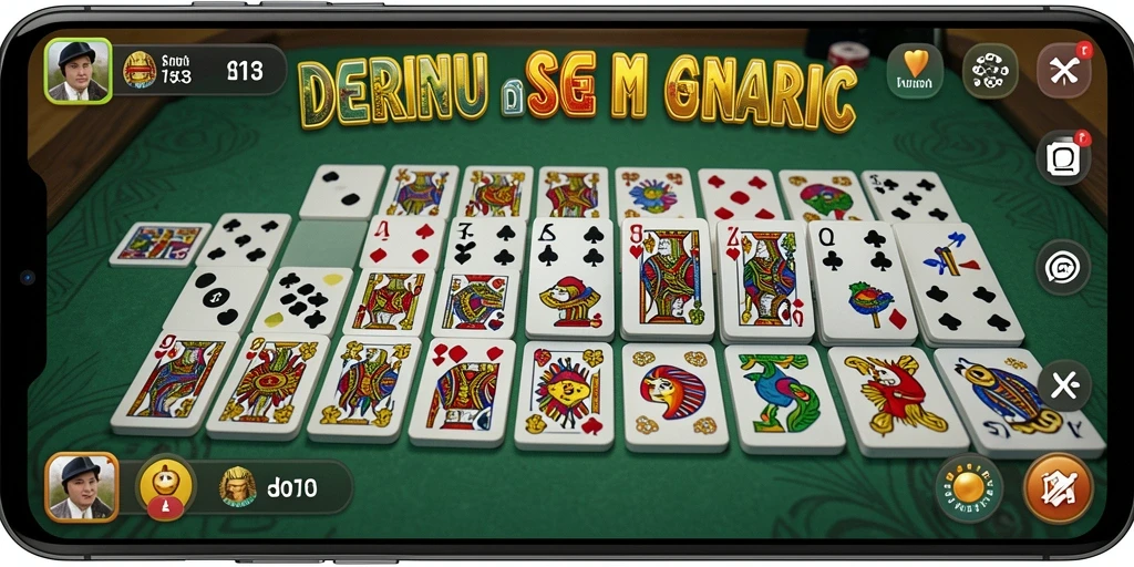 Tampilan gameplay S13 yang menarik dan seru saat bermain Domino.
