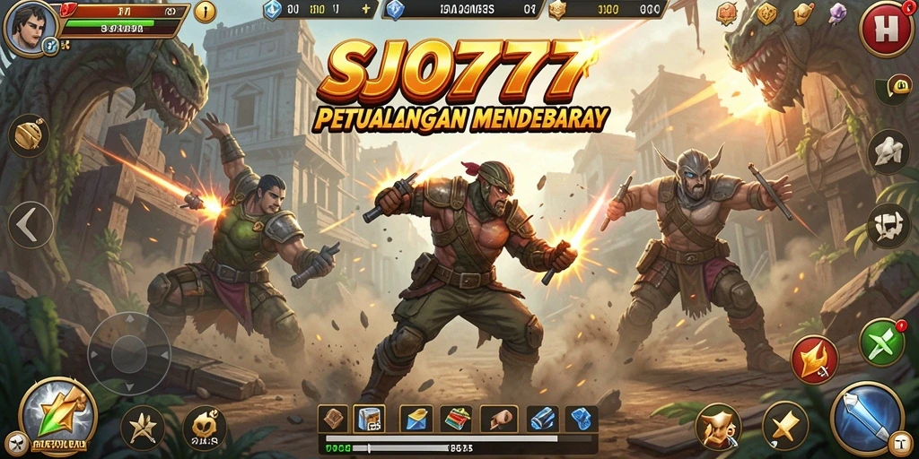 Tampilan gameplay mendebarkan di SJO777 dengan aksi yang intens.